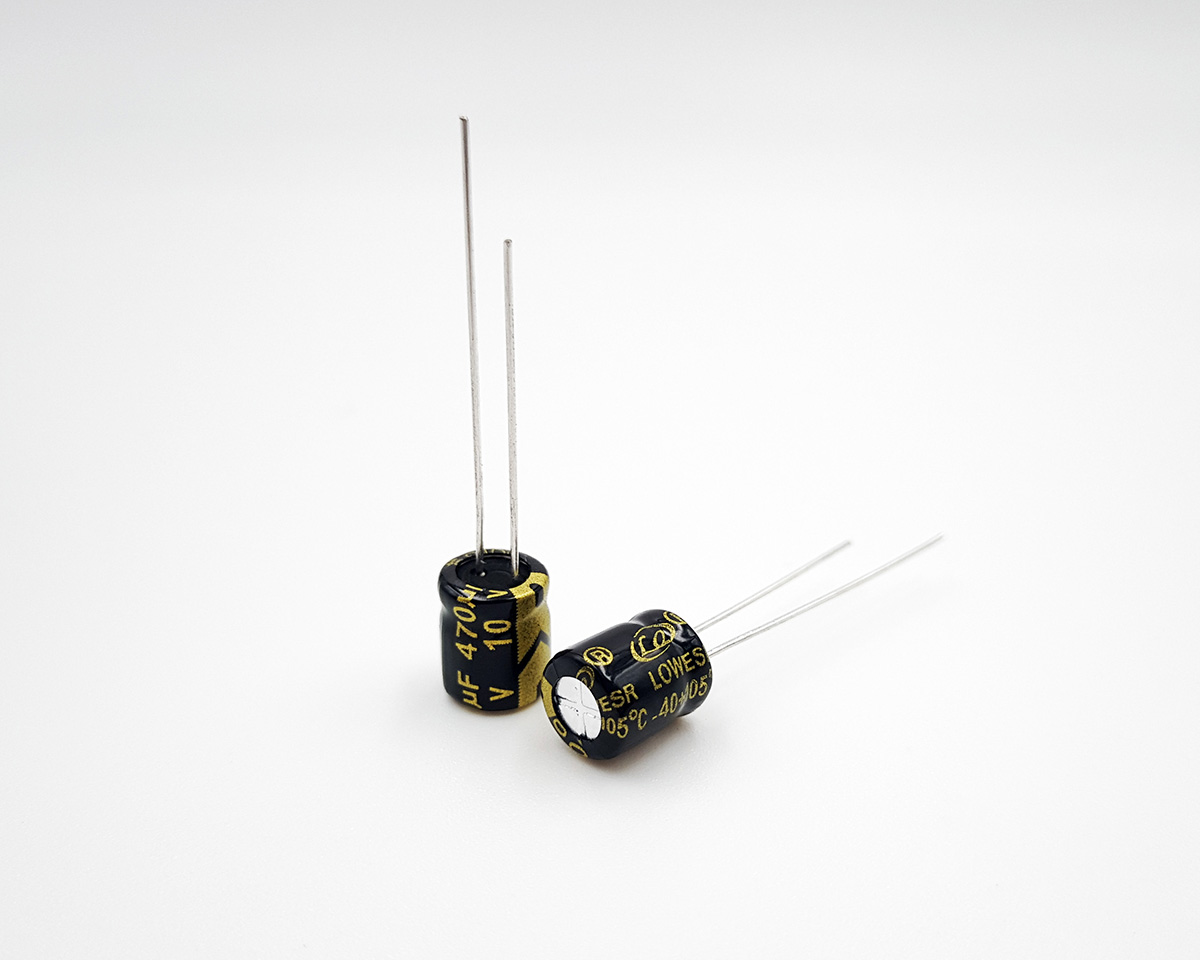 High-frequency low-impedance electrolytic capacitor 47uF 10V