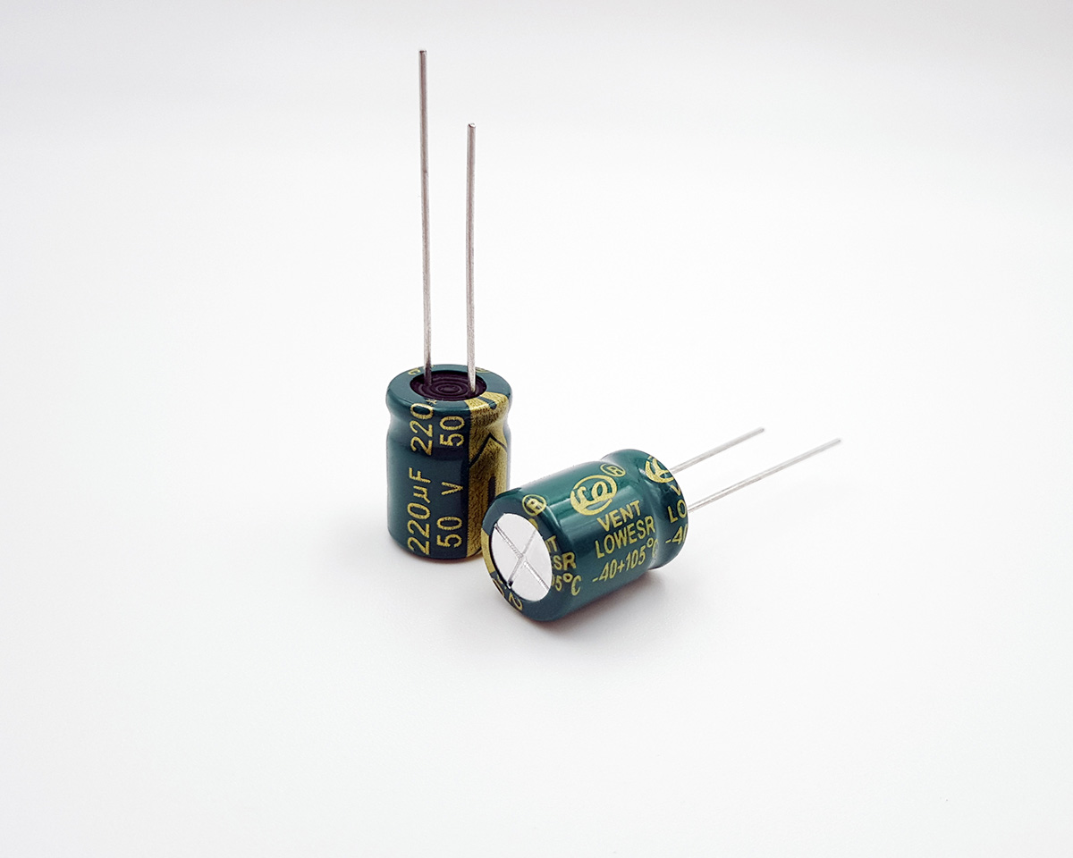 High-frequency low-impedance electrolytic capacitor 220uF 50V