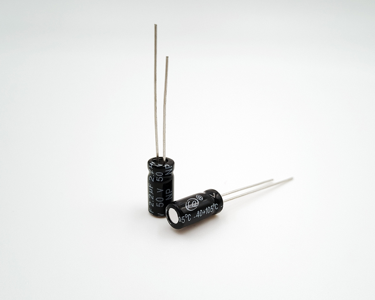 Bi-polarized electrolytic capacitor 2.2uF 50V
